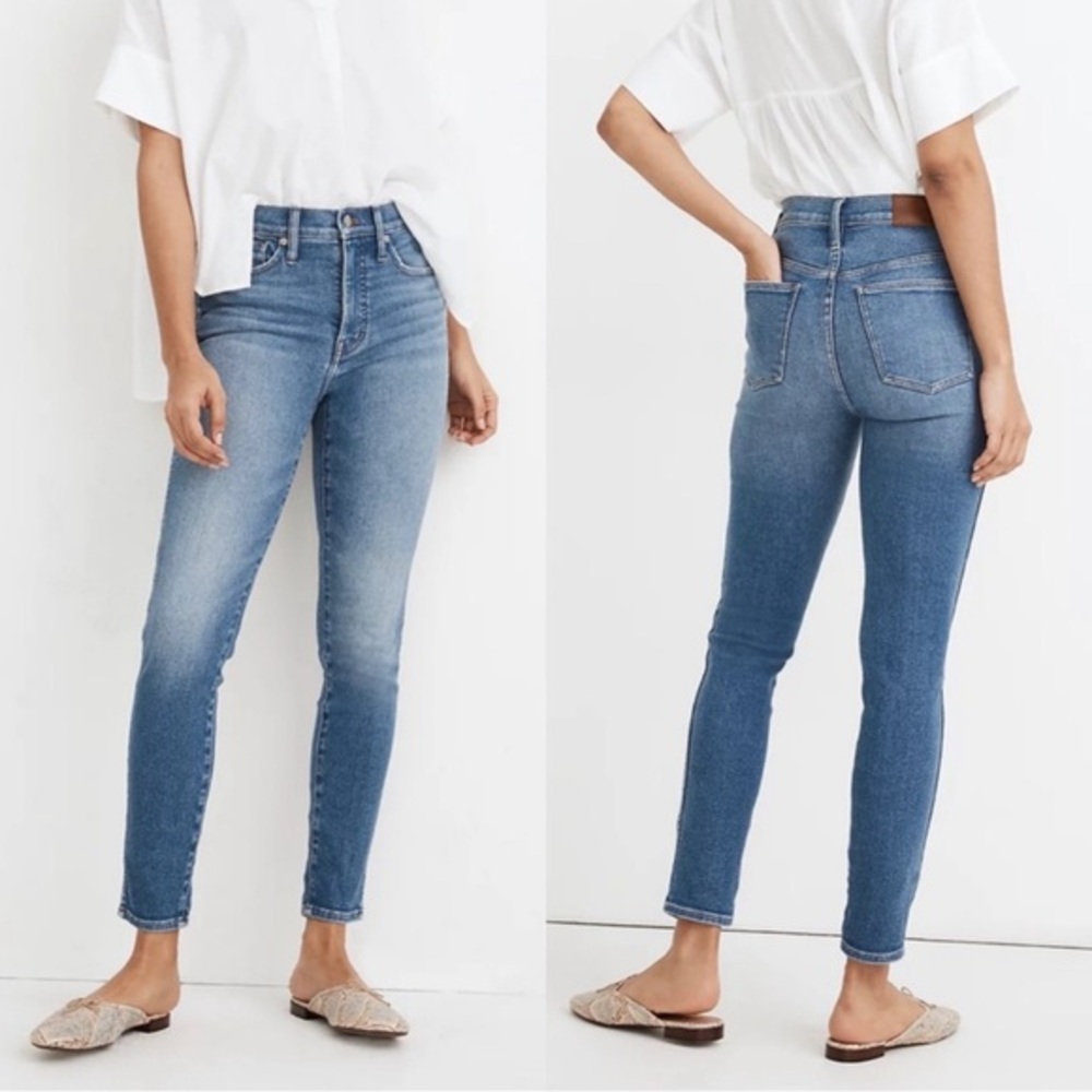 Madewell 10” High Rise Skinny Crop Jeans sz 25